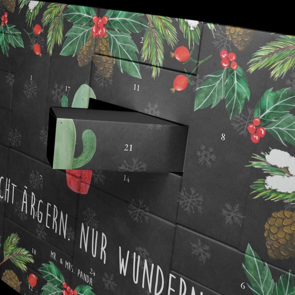 Mr. & Mrs. Panda Befüllbarer Adventskalender Kaktus Wut - Schwarz