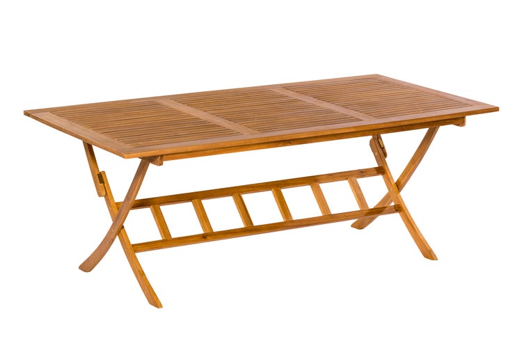 Gartentisch, klappbar, 200 x 100 cm, Akazie