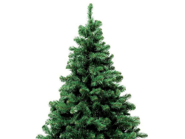 Künstlicher Weihnachtsbaum Narnie 210cm, Tannenbaum Christbaum Kunstbaum Dekobaum mit Metallständer