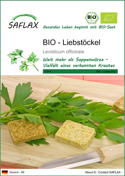 SAFLAX  - BIO - Liebstöckel - Levisticum officinale - 100 Samen