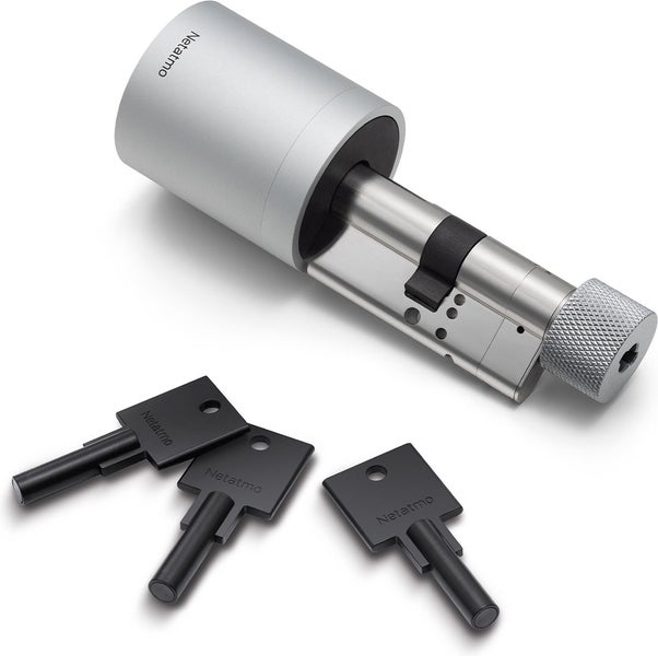Netatmo Smartes Türschloss inklusive drei Sicherheitsschlüsseln für den Einbau in Türen zur intelligenten Zugangskontrolle