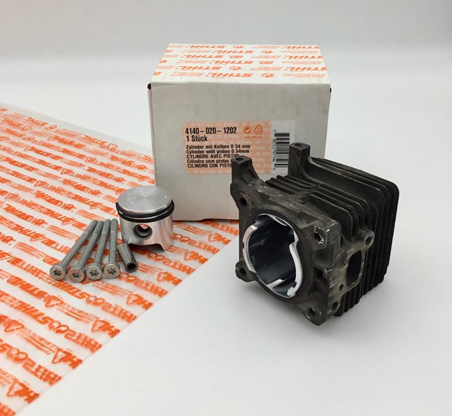 Original STIHL Zylinder + Kolben 34 mm BG BT FC FS FS HL HS KM MM SH 41400201202
