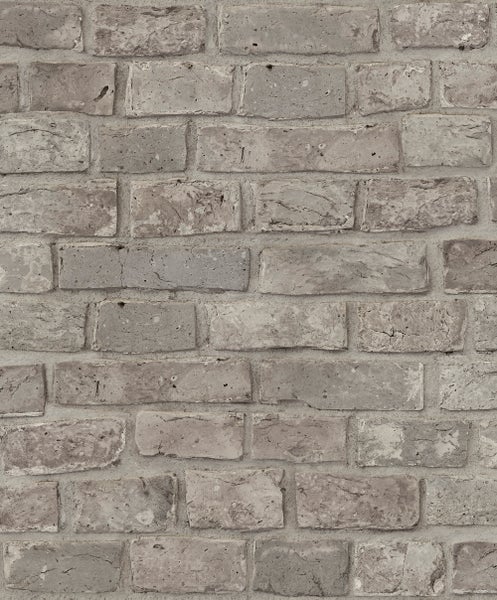 Sanders und Sanders Tapete Backstein-Optik Grau - 53 cm x 10 m - 640063
