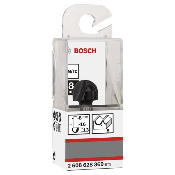 Bosch Hohlkehlfräser + Zapfen 8 x 16 x 45 - 2608628369