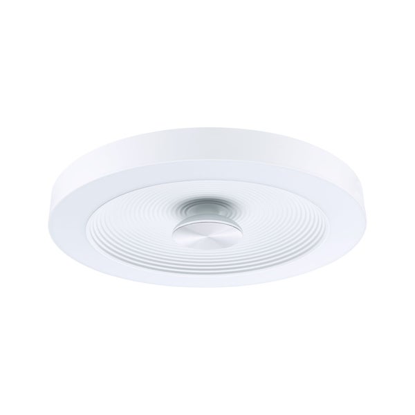LED Deckenleuchte Volea IP44 3000K 500lm / 2400lm 230V 4W / 18,5W dimmbar Weiß, Silber