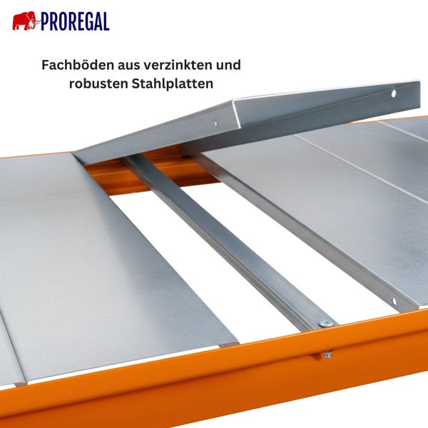 Proregal Regalböden aus verzinkten Stahlplatten
