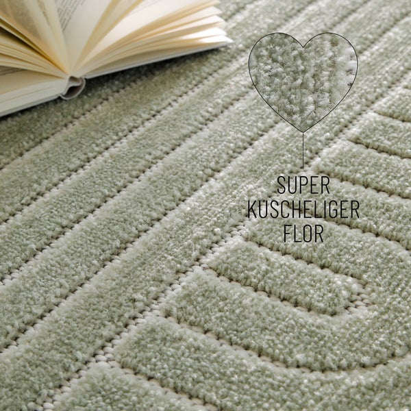 In- & Outdoor Teppich Salbei Grün Bacalar WECONhome 140x200 cm