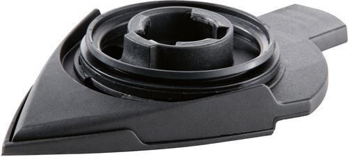 Mann schleift Holz mit einem Dreieckschleifer