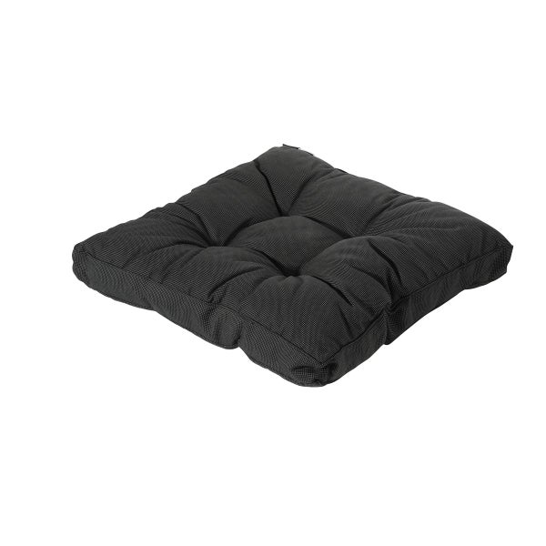 Florance Sitzkissen Rib schwarz - Ca. 60x60 cm - 2er-Set
