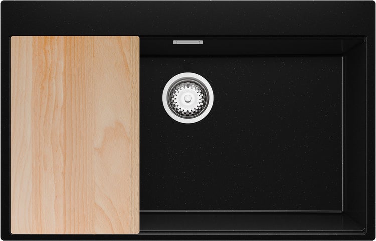 Spülbecken mit Schneidebrett