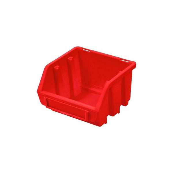 PROREGAL SuperSparSet 40x Sichtlagerbox 1 HxBxT 7,5 x 11,6 x 11,2 cm Polypropylen Rot