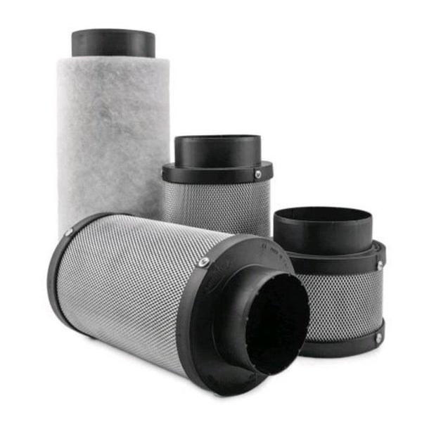 Airontek Aktivkohlefilter 240 m³/h – 125 mm Ø, Geruchsfilter für Grow & Lüftungssysteme