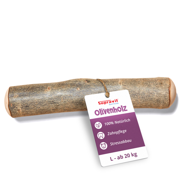 Supravit Best Friends Olivenholz, Größe L, ab 20 kg