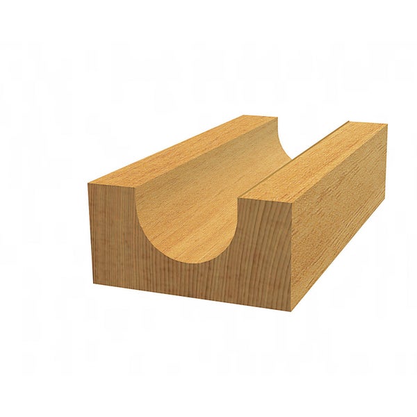 Bosch Hohlkehlfräser + Zapfen 6 x 25,4 x 49 - 2608628453