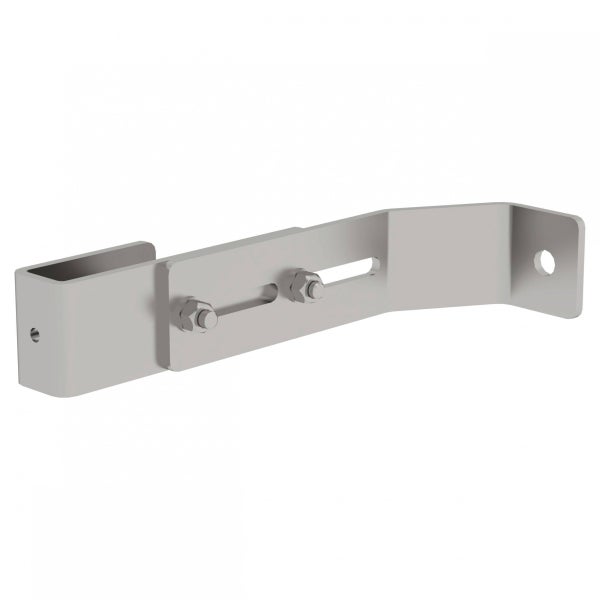 Metallwinkel mit Schrauben zur Befestigung