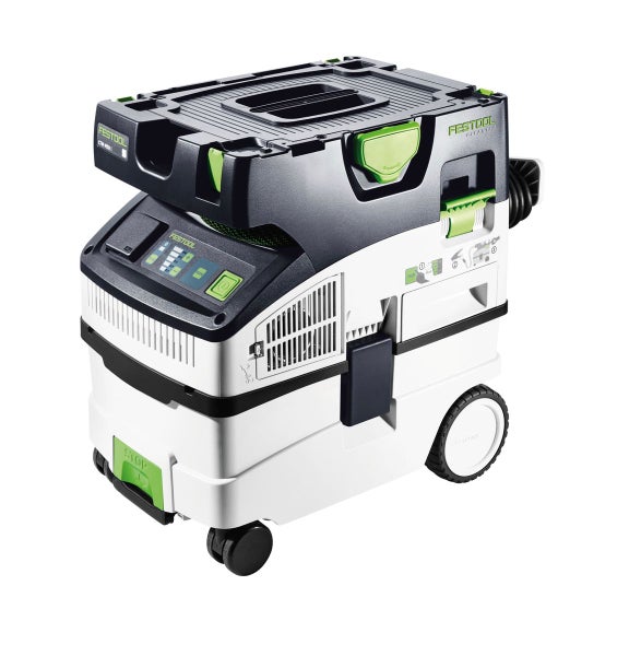 Festool CTM MIDI I CLEANTEC Absaugmobil ( 574822 ) Set mit 1x Nassfilter, 5x Filtersack und Bau Reinigungsset