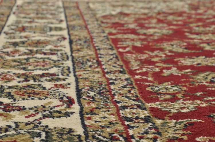 Gewebter Teppich im Orient-Design Hamadan Rot 50x80 cm
