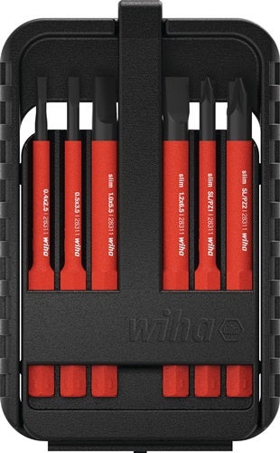 Wiha Wechselklingensatz slimBit electric 6tlg. Schlitz / PH / PZD / (+/- SL / PZD) Torx - 44366