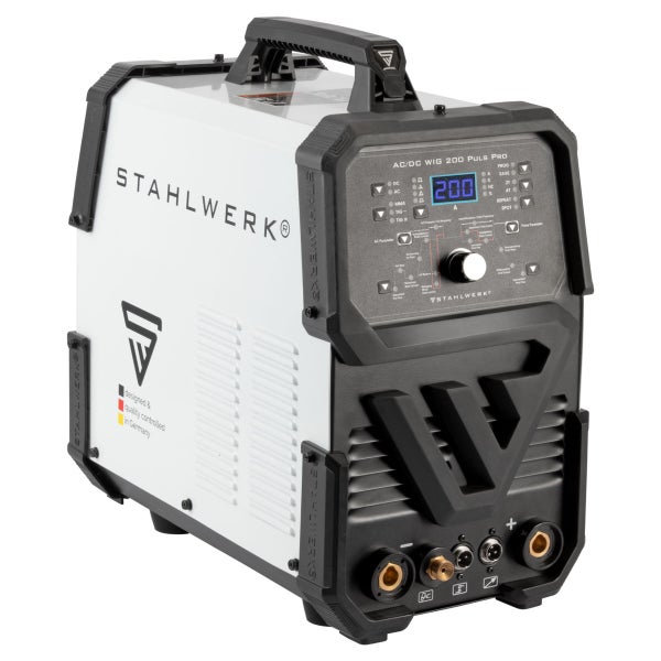 STAHLWERK Digitales Schweißgerät AC/DC WIG 200 Puls Pro IGBT Inverter 200A