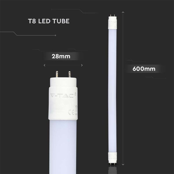 V-TAC VT-6072-N - LED T8 Röhren - IP20 - Weiß - 9W - 850 Lumen - 4000K - 60CM