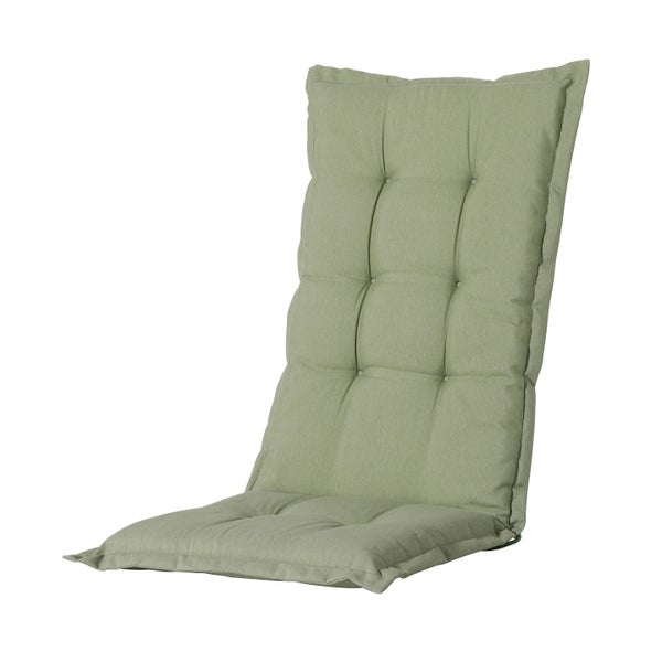 Gartenstuhlauflage Low Back Panama Salbei - Ca. 105x50 cm - 4er-Set