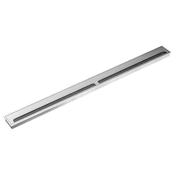 Langer Kabeldurchlass mit Bürstendichtung zum Einbau in Schreibtische
