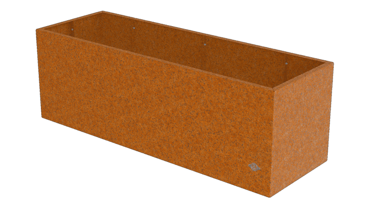 Pflanzkübel ELEO Vernazza 40 x 120 x 40 cm Cortenstahl