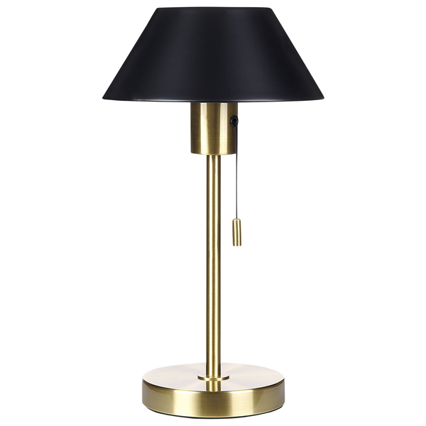 Tischleuchte CAPARO Metall Schwarz / Gold