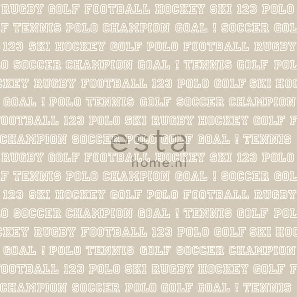 Tapete mit Sportmotiven