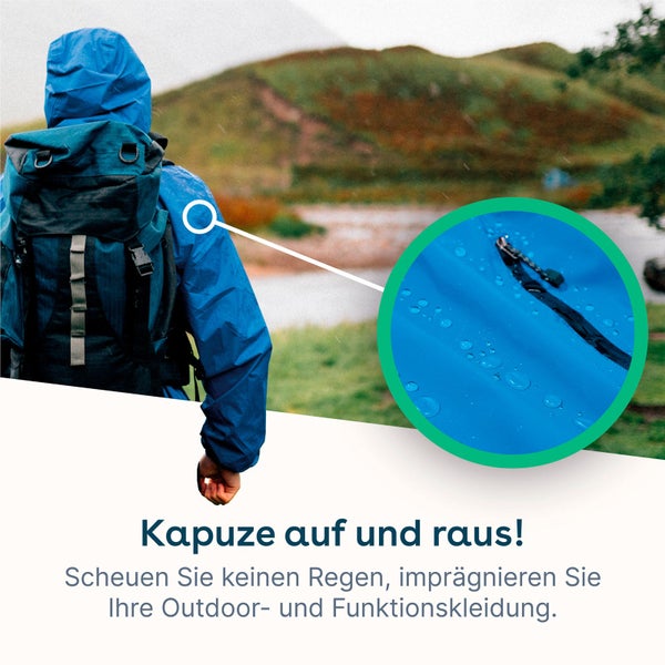 eco:fy Textil Einwaschimprägnierung • PFC-frei, Imprägniermittel, Wash-In Imprägnierung