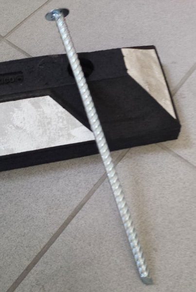 UvV 2 x Einschlagbolzen 36 cm zur Befestigung von WHEEL Parkstoppern (u.a.) Parkplatzbegrenzungen