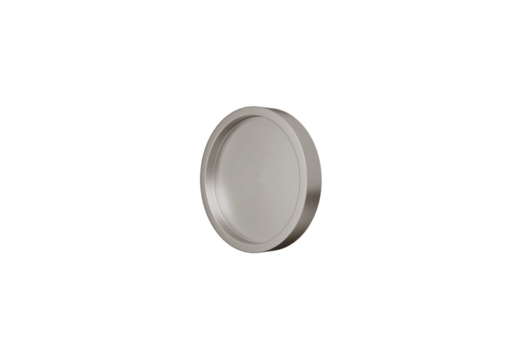 Glas-Griffmuscheln rund (silber) passend für ClassicPocket & PremiumPocket Systeme