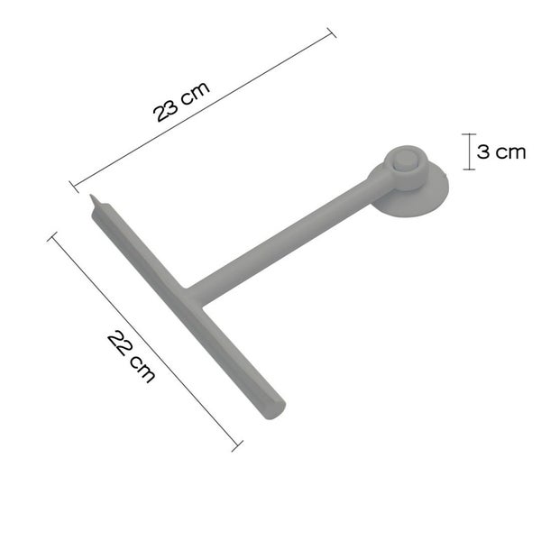 Glaswischer mit Saugnapfsystem, beige | Sandalo