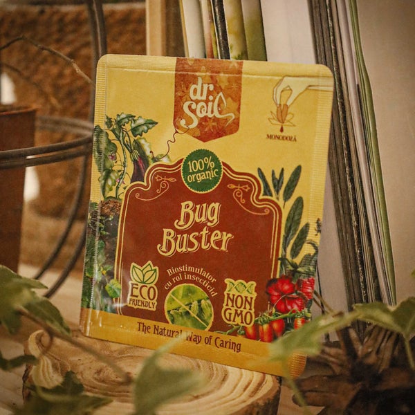 Dr.Soil BUG BUSTER, Biostimulator mit insektizider Wirkung, 10ml Einzeldosis pro 1L Sprühlösung