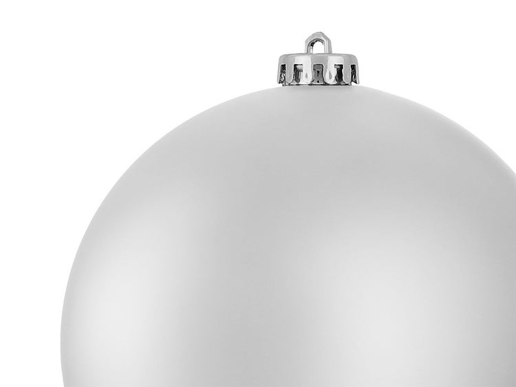 LAALU Ornament rund silber matt 15 cm