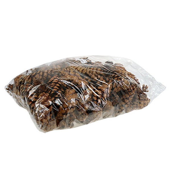 Sack mit Tannenzapfen