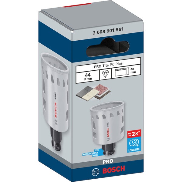 PC Plus Lochsäge Bosch Pro Tile 44 mm 1 Stück