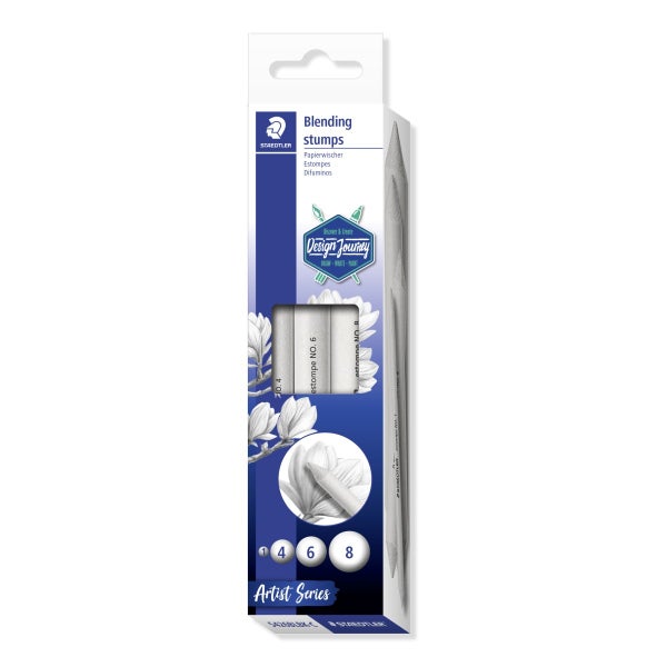 Staedtler Papierwischer aus Papier, 4-teiliges Set in den Größen 1, 4, 6 und 8 zum Schattieren und Verblenden.