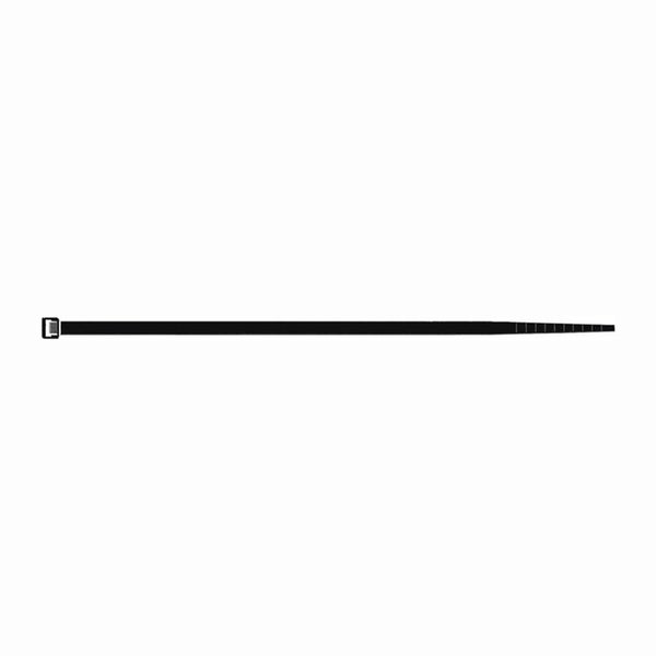 SAPISELCO 100x Kabelbinder Länge 100 mm Breite 2,5 mm schwarz - SEL.3.202