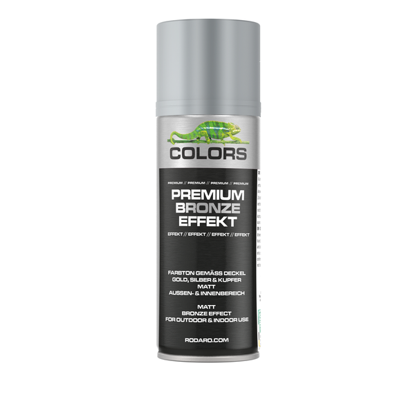 Sprühdose COLORS Premium Bronze Effekt für den Innen- und Außenbereich mit mattem Finish.