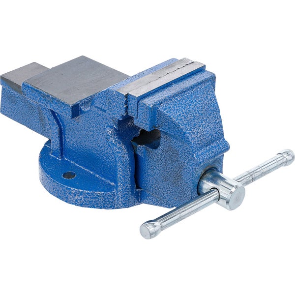 Blaue Werkbank Schraubstock