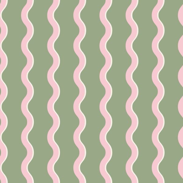 Tapete mit vertikalem Wellenmuster