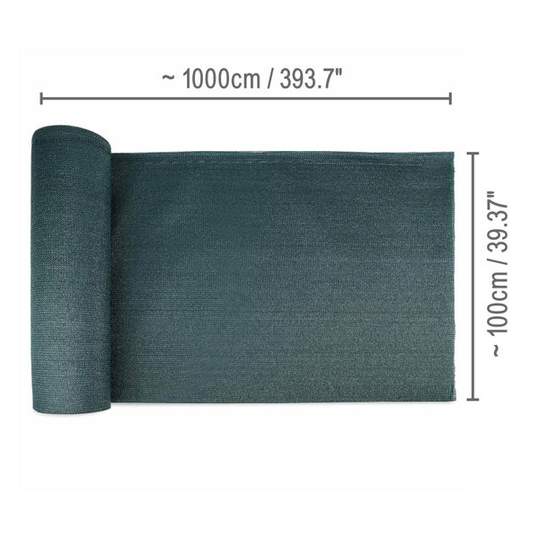 Sol Royal Schattiergewebe SG80 Sichtschutzzaun 100x1000cm Grün