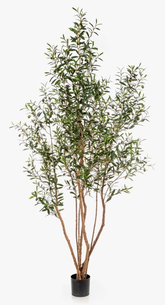 Künstliche rote Rose mit grünem Stiel und Blättern aus Textilmaterial.