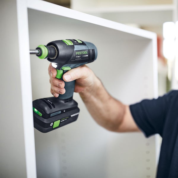 Festool Akku-Bohrschrauber T 18+3 HPC 4,0 I-Set / 2x 4,0 Ah Akku + Ladegerät + Zubehör im Systainer - 577609