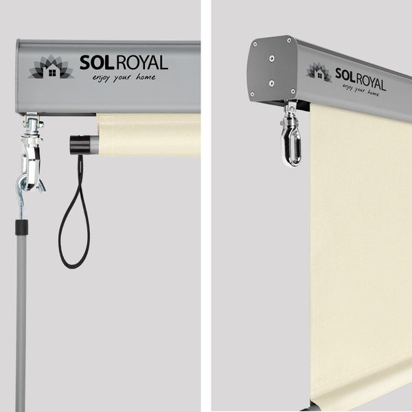 Sol Royal SolVision MS5 Senkrechtmarkise 1,4x2,5m Beige