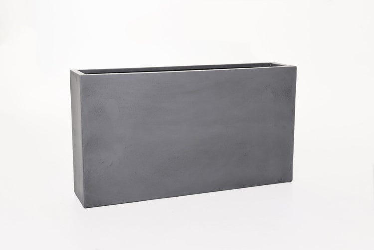 VIVANNO Raumteiler ELEMENTO SLIM 90x20x50 cm Fiberglas Betongrau matt