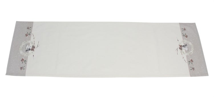 Dekorative Tischdecke mit Wintermotiv für festliche Anlässe