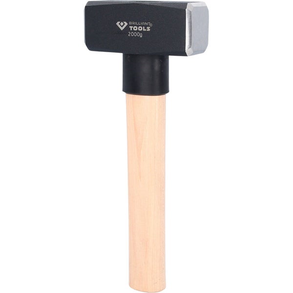 Fäustel mit Holzgriff und einem Gewicht von 2000 Gramm.