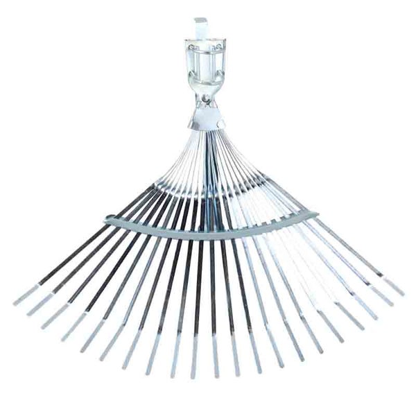 Laubbesen (verzinktes Metall, verstellbar) mit Schlaufenbefestigung
